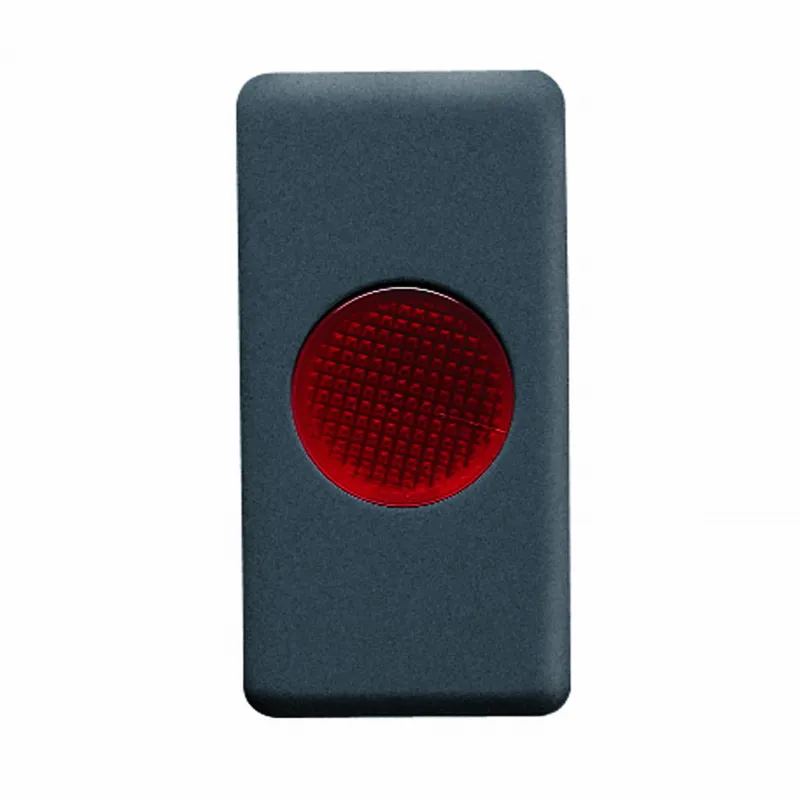 Lampa, Indicatoare, Unica, 12/24/250V, Rosu, 1, Modul, Sistem, Negru, Gewiss, System, GW21603