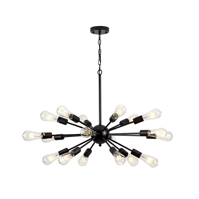 Lustra, Elmark, Jackson, 18X E27, Negru