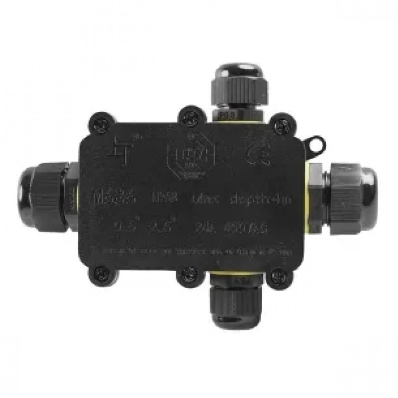 Conector de joncțiune pentru montare pe suprafață, 4 căi, 4 pini, 16A, IP68, Ultralux, RK4