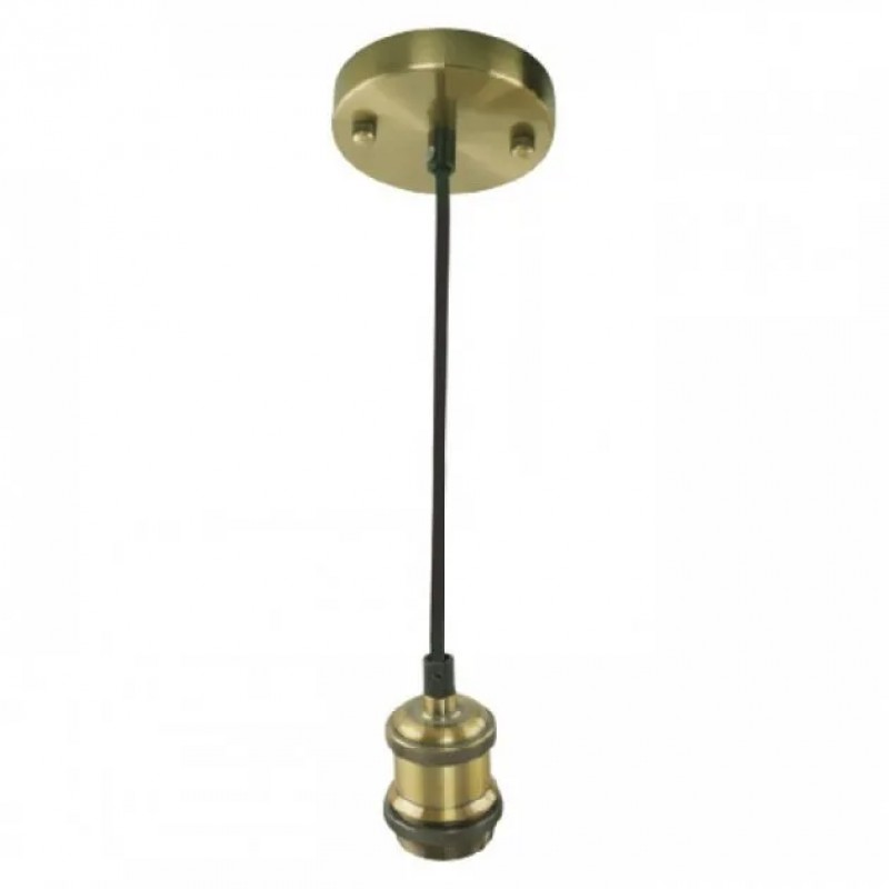 Pendul, Horoz, Tesla, Bronze, Antic, 1M, 1XE27, Max 60W, 021-003-0001