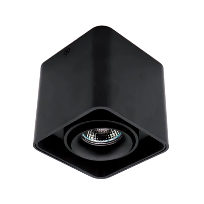 Spot Elmark Patrat Aparent NEGRU DL-044