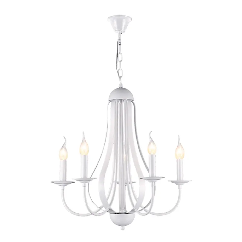 Candelabru, Elmark, Amanda, 5X E14, Alb, 955Amanda5/Wh