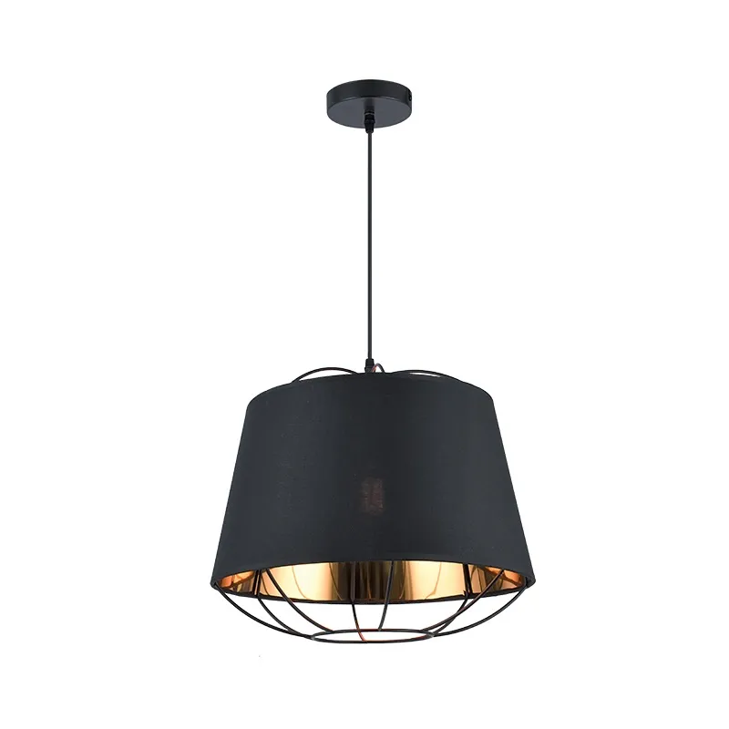 Pendul Elmark ANDREA 1XE27 NEGRU/AURIE