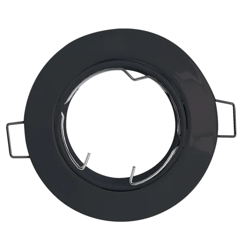 Rama spot, D80, H28, GU10, SA-51R, Negru, Mobil