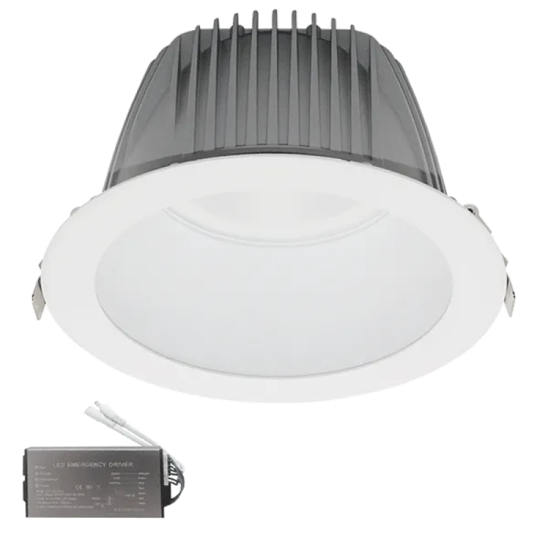Spot LED, EL-6228, Incastrat, 30W, 3000K, Alb, + Kit Emergenta