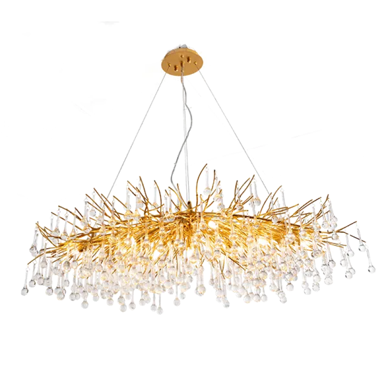 Candelabru Louis 13 X G9 Auriu - Cristal 955LOUIS13