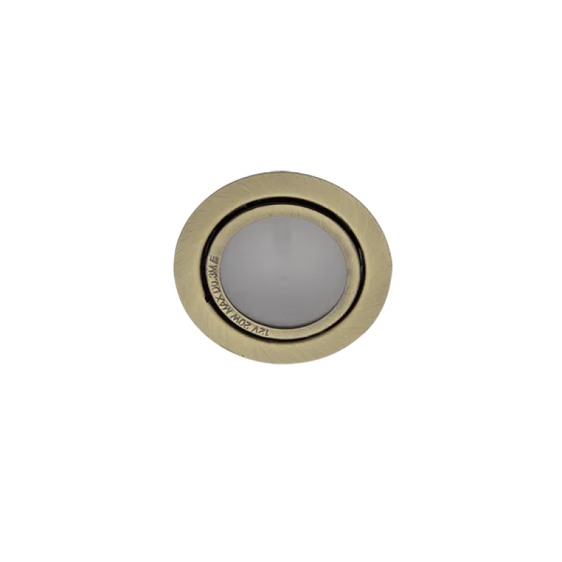 Spot, Elmark, Sim-5, Antique, Brass, 12V, Bec, Halogen, Jc, 9205/Ab