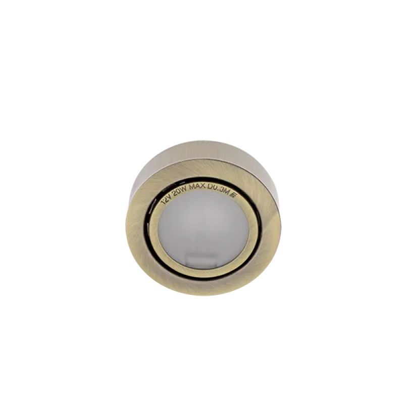 Spot, Elmark, Sim-55, Antique, Brass, 12V, Bec, Halogen, Jc, 9255/Ab