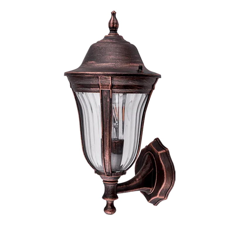 Lampadar Gradina, MARK UPWARD 1XE27 ALAMA ANTICHIZATA, Elmark, 96201WU/BRB
