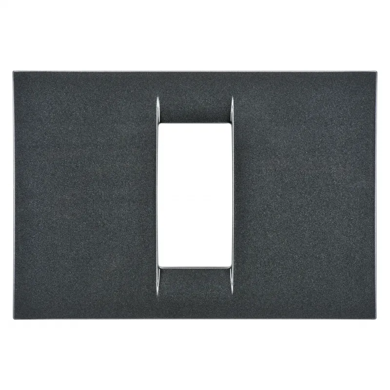 Placa, Virna, In, Finisaj, Lucios, Din, Tehnopolimer, 1 Modul, Ardezie, Metalica, Sistem, Gewiss, System, GW22291