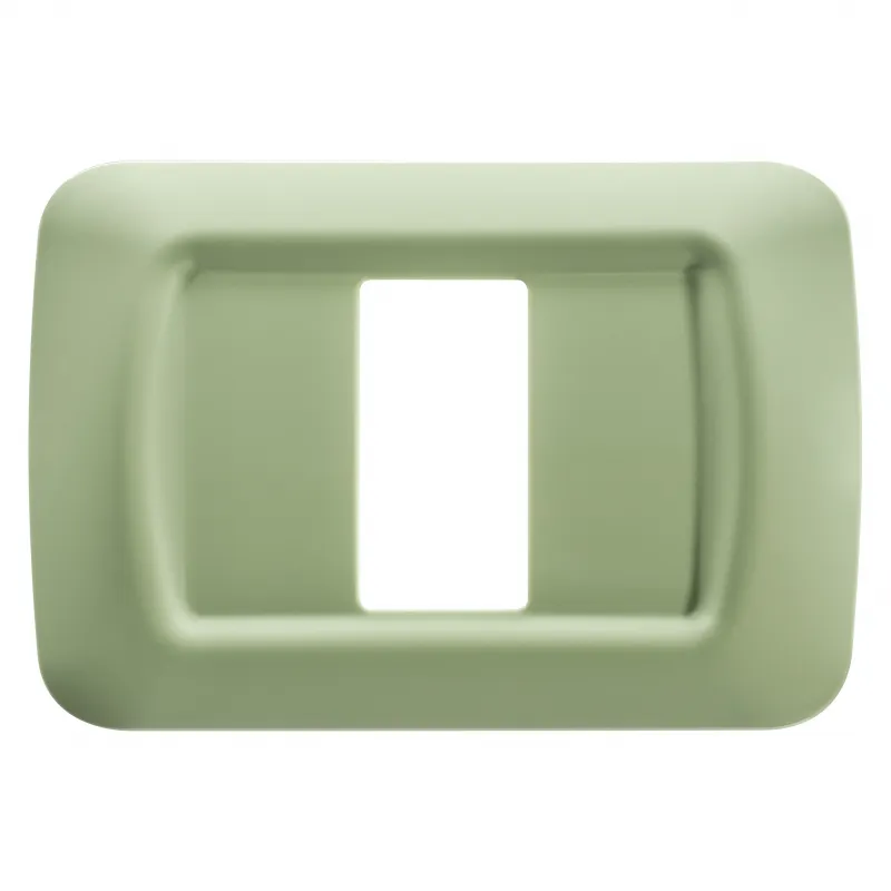 Placa, Superioara, Sistem, Finisaj, Luciu, Din, Tehnopolimer, 1 Modul, Verde, Venetian, Sistem, Gewiss, System, GW22541