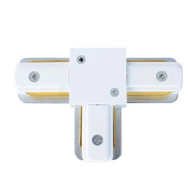 Conector T Sina Aluminiu, Horoz, Alb, 096-001-0004