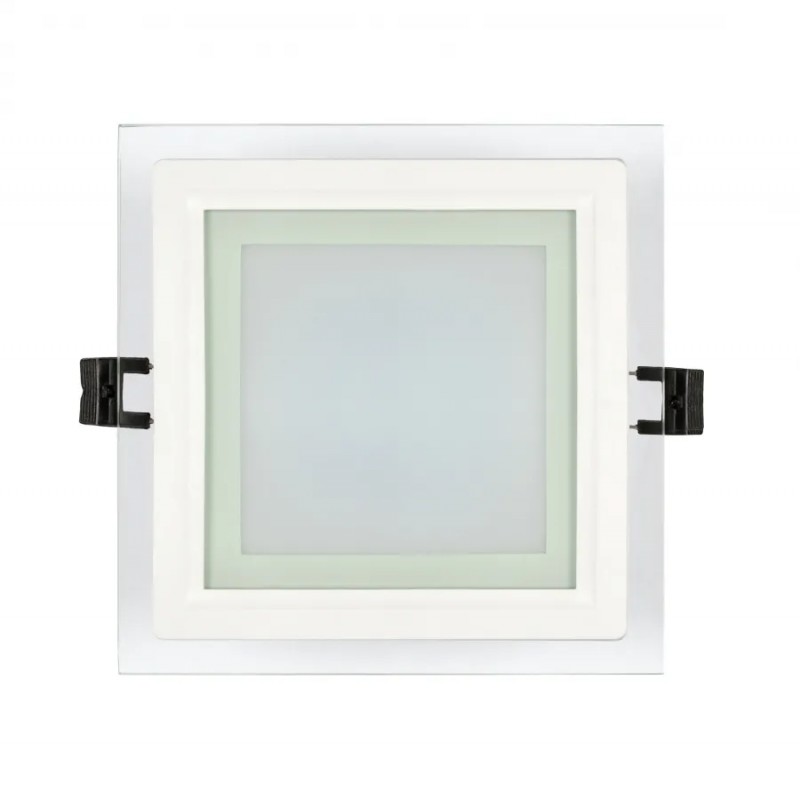 Spot, Ultralux, LED, Sticla, Incastrabil, Patrat, 6W, Smd2835, Lumina, Calda, Ip44, Lpsg627
