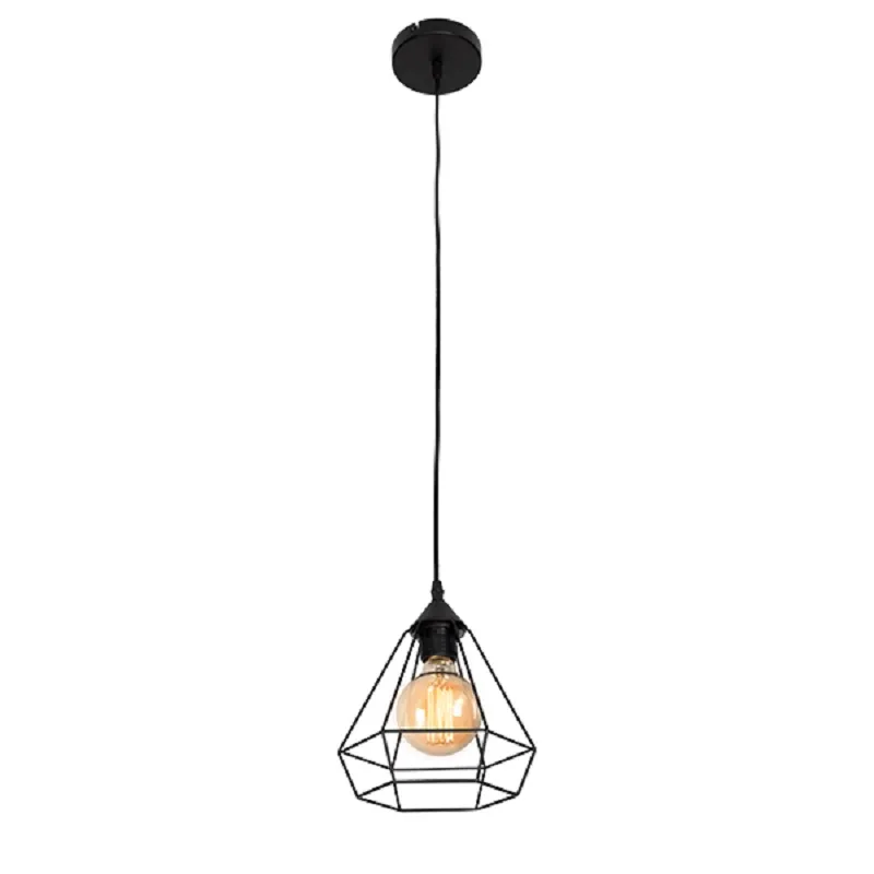 Pendul Elmark HEIDI 1xE27 NEGRU