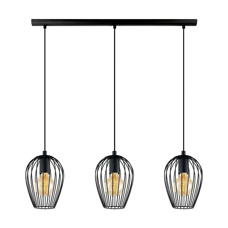 Lustra, Elmark, Adria, 3X E27, Negru