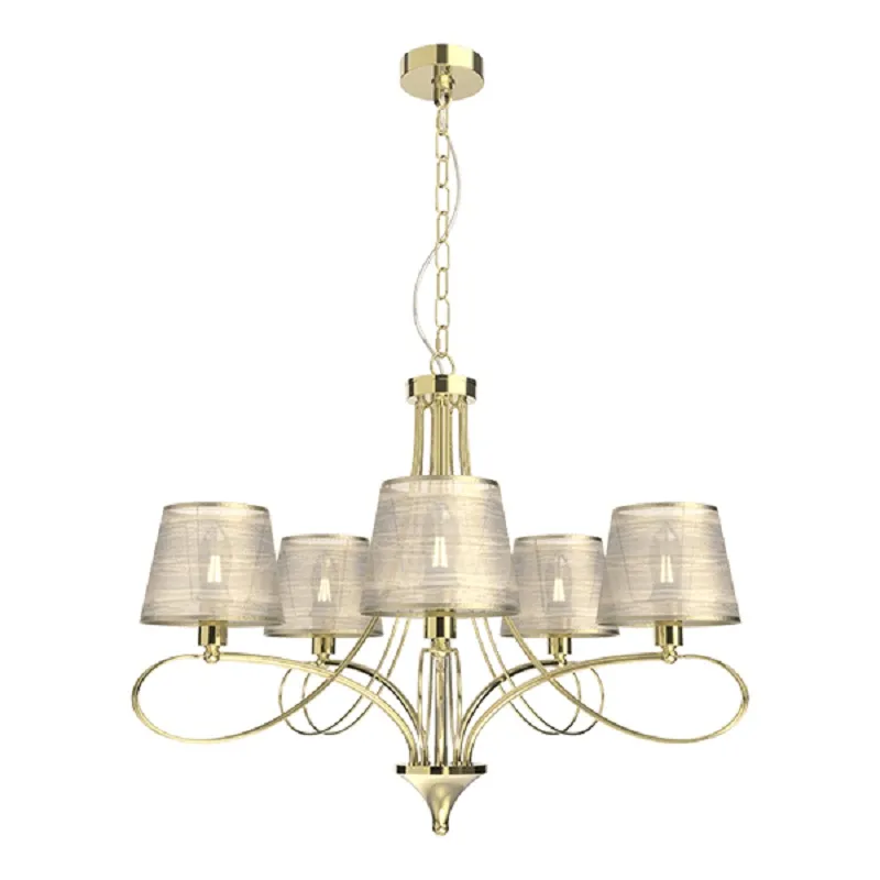 Candelabru, Elmark, Rebecca, 5XE14, Aurie, 955REBECCA5
