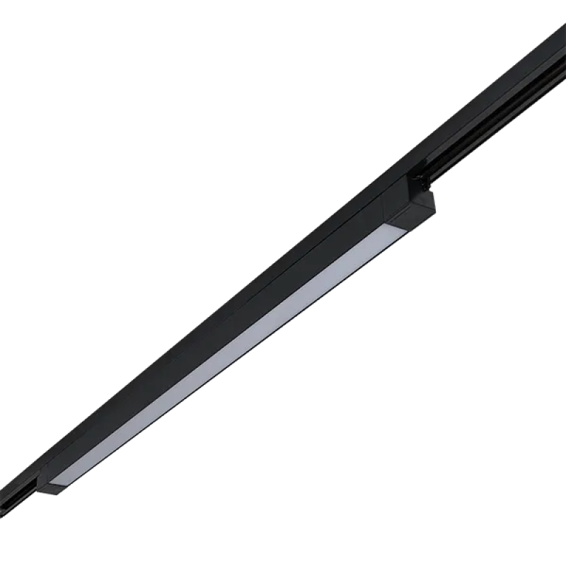 Spot pe sina, Elmark, Tl29, Fgln, 2, Linii, 60W, 120°, Lumina calda (3000K), Negru