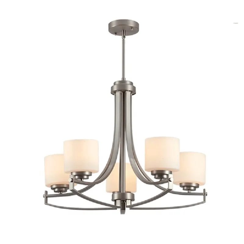 Candelabru, Elmark, Erin, Lux, , 5XE27, Nichel Satinat, 955ERIN5