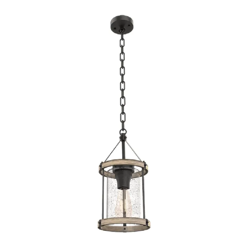 Candelabru, Elmark, Elia, 1XE27, Negru, Mat Alb, 955ELIA1