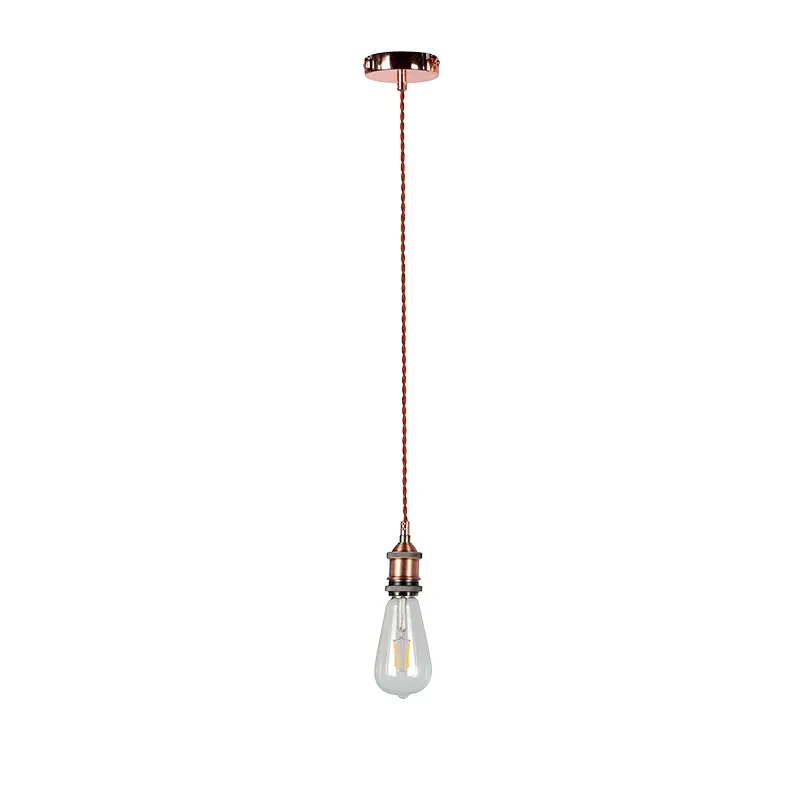 Pendul Elmark SAILOR-1RAB 1XE27 ROSU/AURIU ANTIC