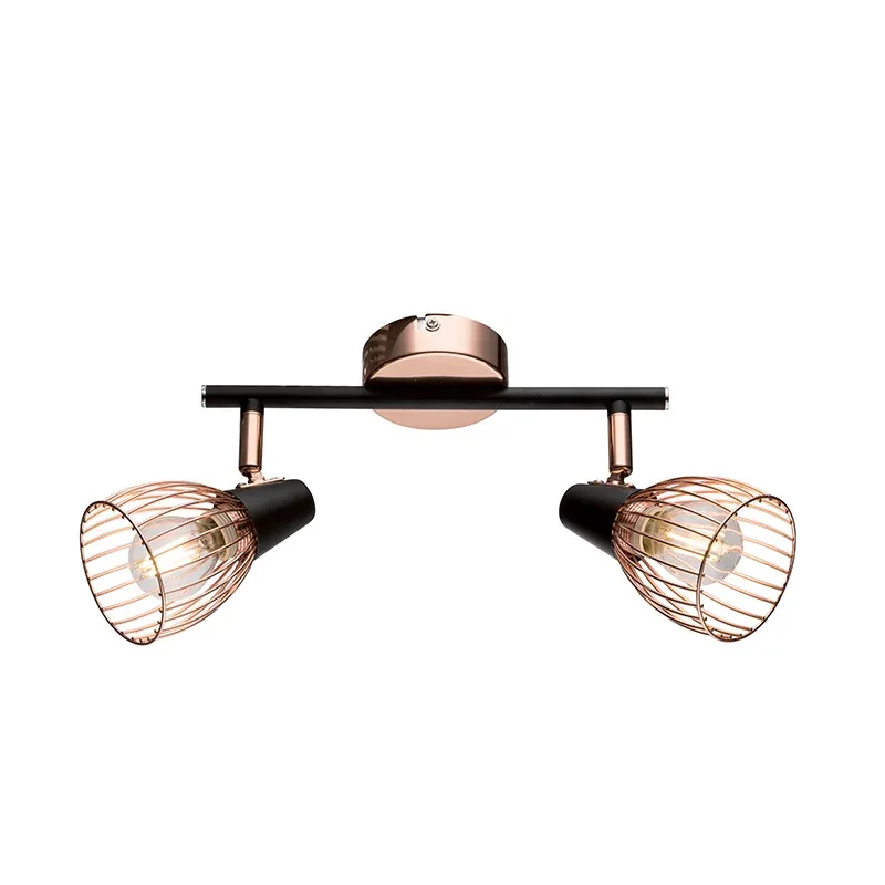 Lustra, Elmark, 2X E14, Ambix, Negru/Cupru, 955Ambix2