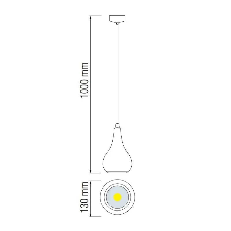 Pendul Horoz Avensis-10 Rosu Led 10W 6400K 220-240V Hl873L