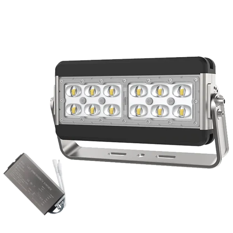Proiector, LED, EOS, 50W, 5700K, Negru-Gri, + Kit Emergenta, IP67