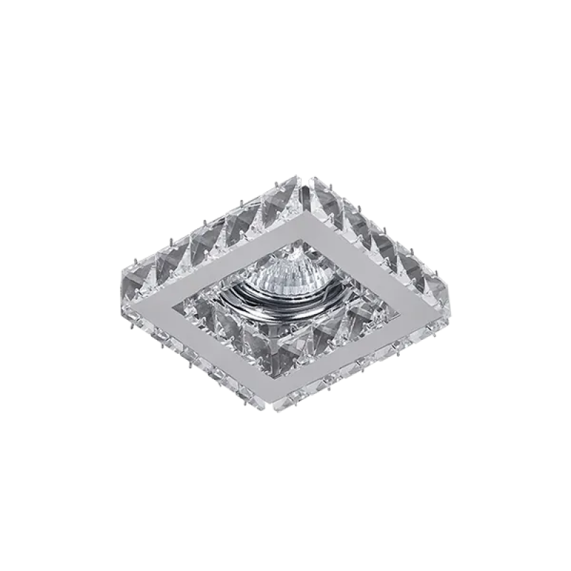 Spot, Elmark, Patrat, 12V, Mr16, Cristal, 925773S/Cl