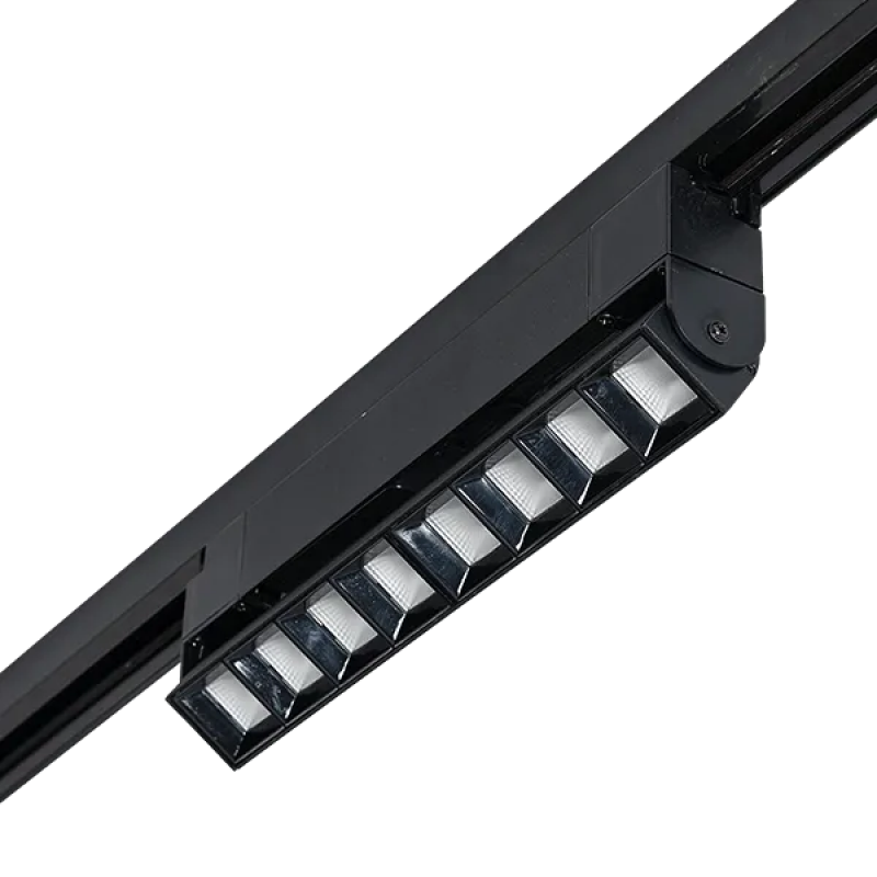 Spot pe sina, Elmark, Tl29, Zfld, 2, Linii, 20W, 30°, Lumina calda (3000K), Negru