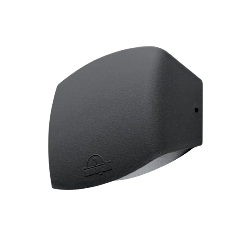 Lampa perete, LED ABRAM 190 8.5W 4000K IP55 NEGRU, Elmark, 95ABRAM190/BL