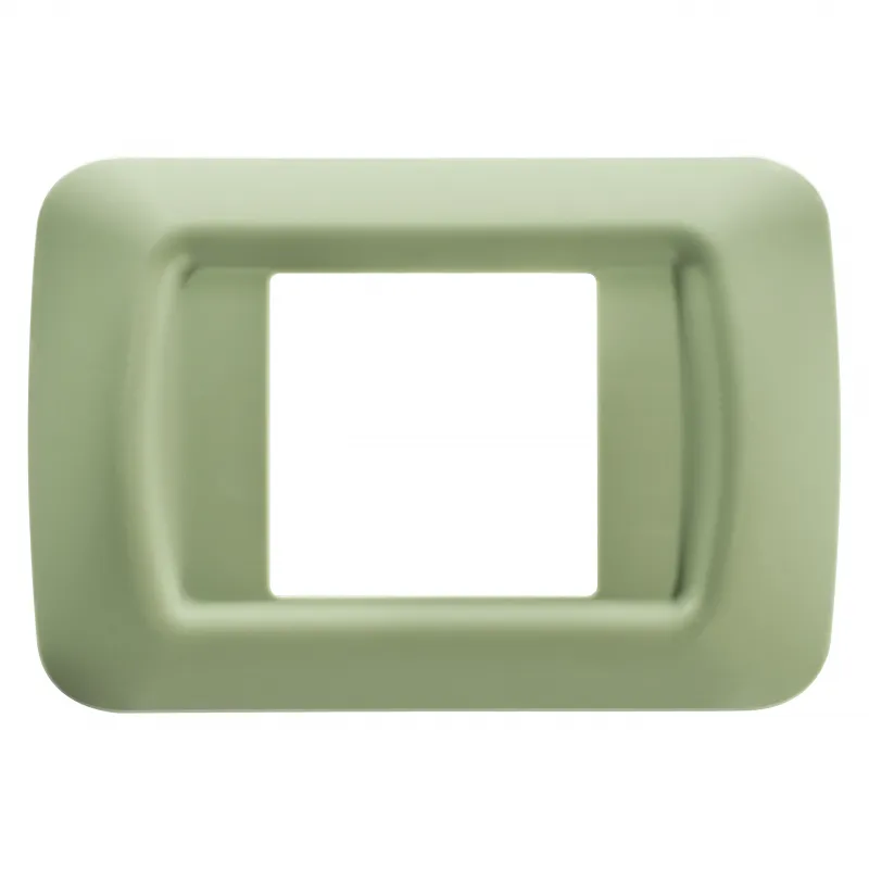Placa, Superioara, Sistem, Finisaj, Luciu, Din, Tehnopolimer, 2 Module, Verde, Venetian, Sistem, Gewiss, System, GW22542