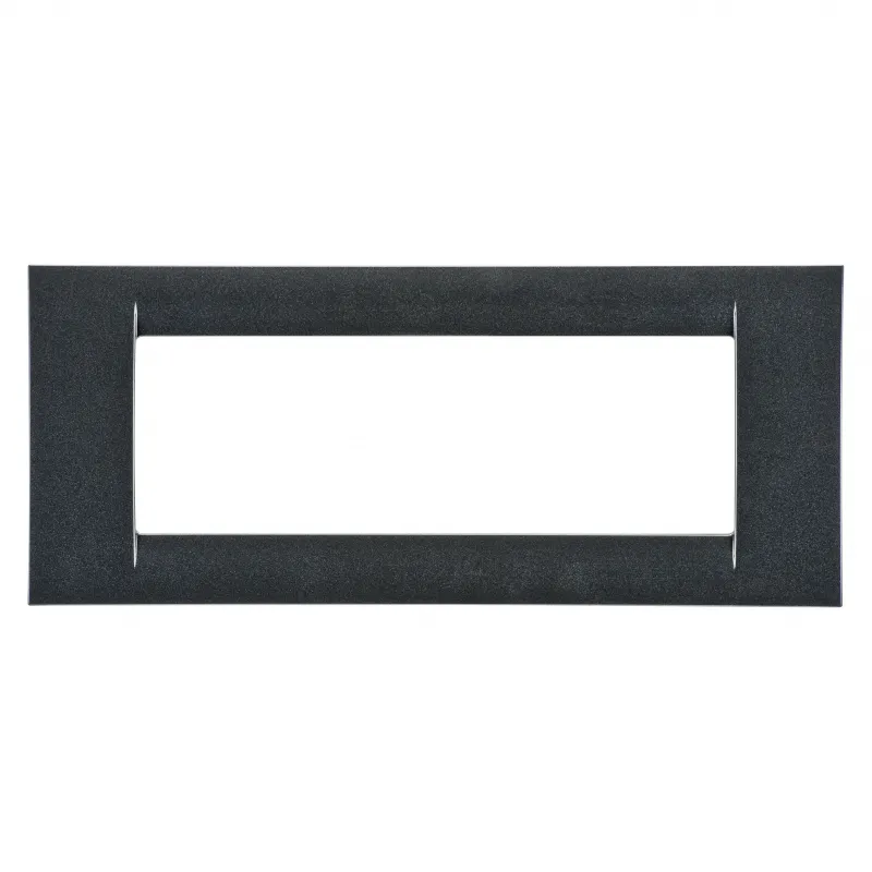 Placa, Virna, In, Finisaj, Lucios, Din, Tehnopolimer, 6 Module, Ardezie, Metalica, Sistem, Gewiss, System, GW22296