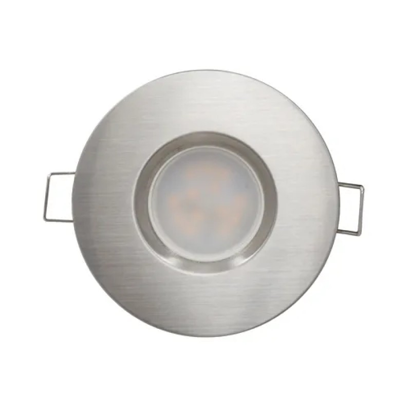 Spot, Ultralux, LED, 6.5W, 2700K, Nichel, Satinat, Ip44, Llv6527Sn