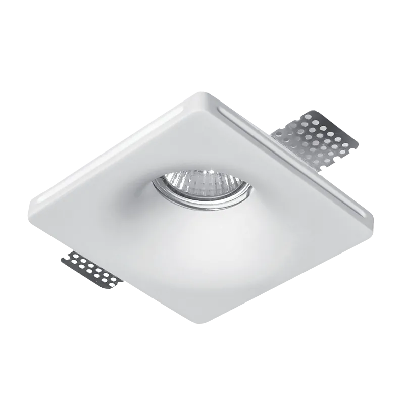 Spot, Elmark, Patrat, Gypsum, GU10, 100X100, Alb, 92Gdl06S