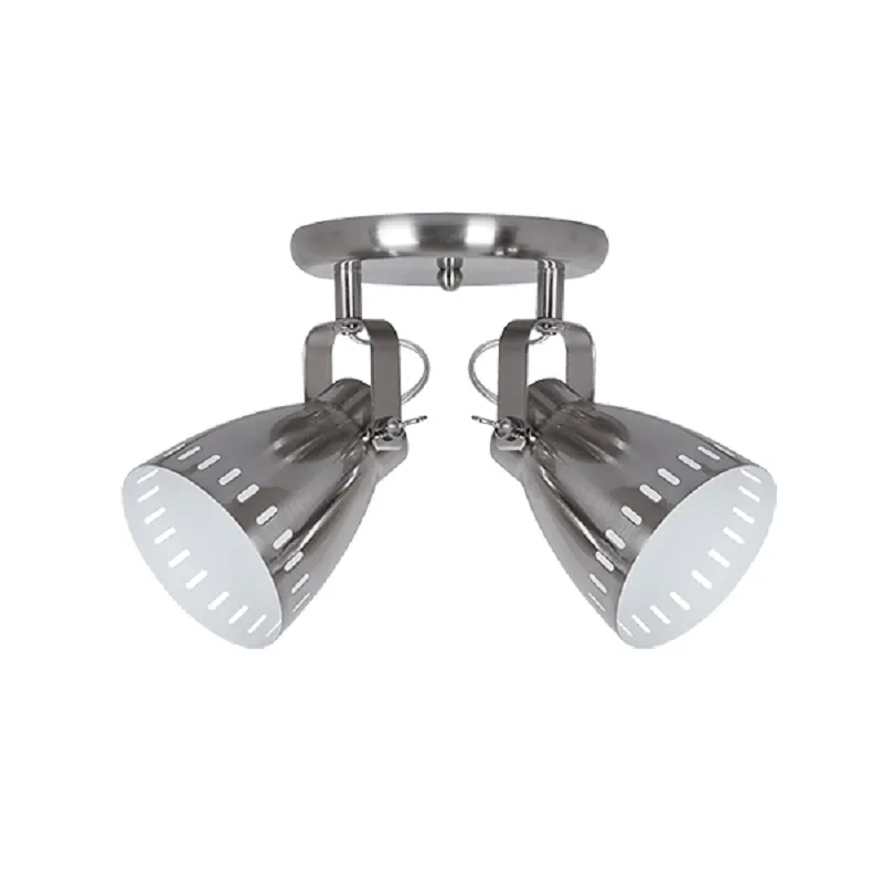 Lustra, Elmark, Noah, 2X E27, Nichel, Satinat, D220Mm, 955Noah2R