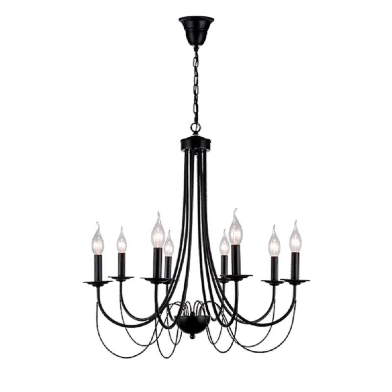 Candelabru, Elmark, Angela, 8X E14, Negru, 955Angela8