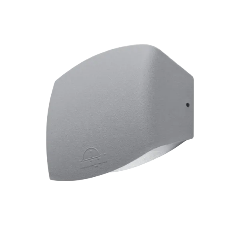 Lampa perete, LED ABRAM 190 8.5W 4000K IP55 GRI, Elmark, 95ABRAM190/GR