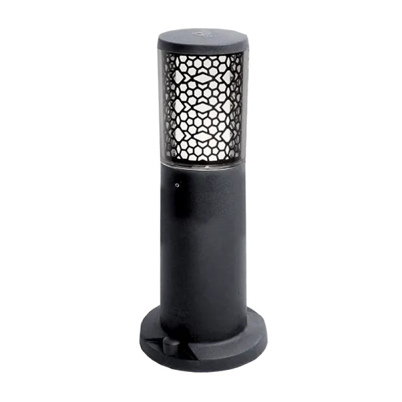 Stalp Gradina, LED CARLO DECO 3.5W 4000K IP55 400mm NEGRU, Elmark, 95CARLO400D/BL