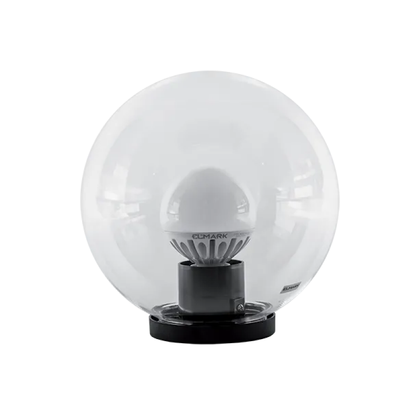 Lampa Gradina, SFERA PMMA 300 CU SURSA LED G95 20W E27 230V 4000-4300K TRANSPARENTA, Elmark, 96400025G95LED