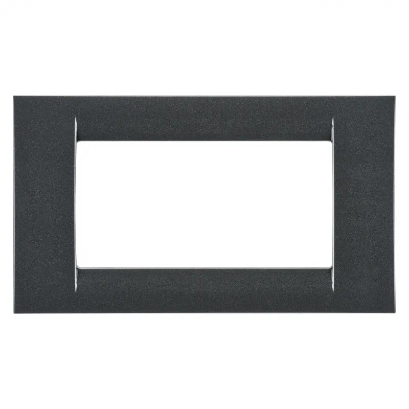 Placa, Virna, In, Finisaj, Lucios, Din, Tehnopolimer, 4 Module, Ardezie, Metalica, Sistem, Gewiss, System, GW22294