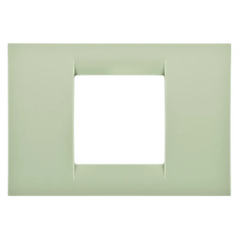 Placa, Virna, In, Finisaj, Lucios, Din, Tehnopolimer, 2 Module, Verde, Venetian, Sistem, Gewiss, System, GW22142