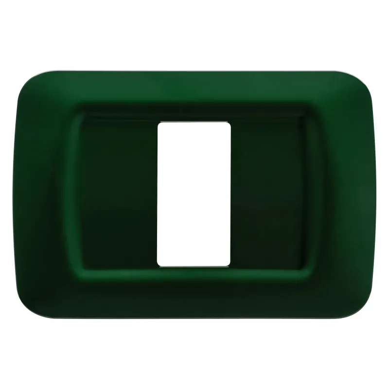 Placa, Superioara, A, Sistemului, Finisare, Lucioasa, Din, Tehnopolimer, 1 Modul, Racing, Green, Sistem, Gewiss, System, GW22551