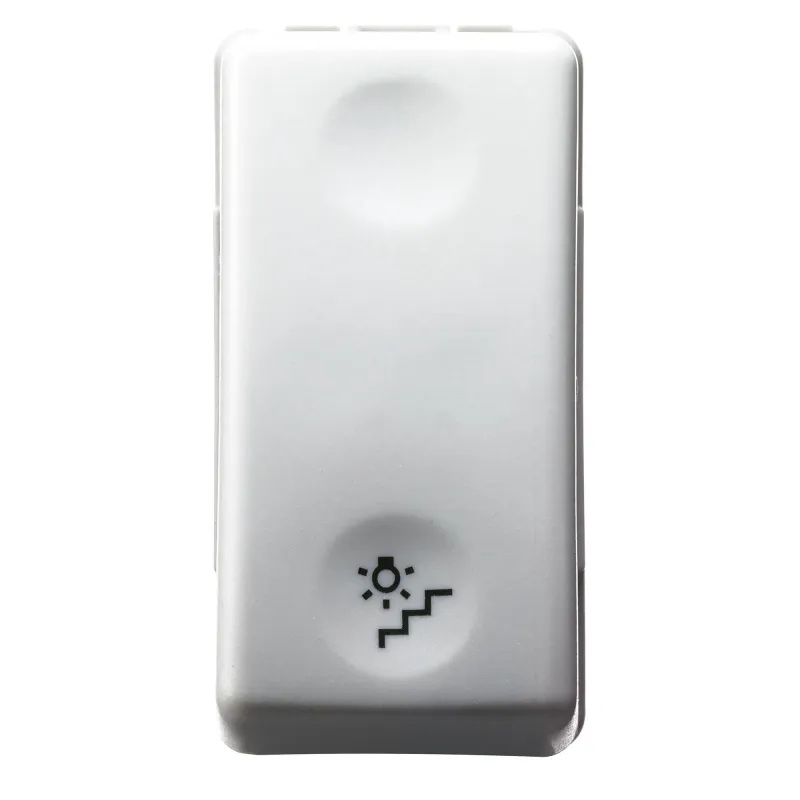 Buton, 1P, 250V, C.A., No, 10A, Cu, Scari, Simbol, 1, Modul, Sistem, Alb, Gewiss, System, GW20514