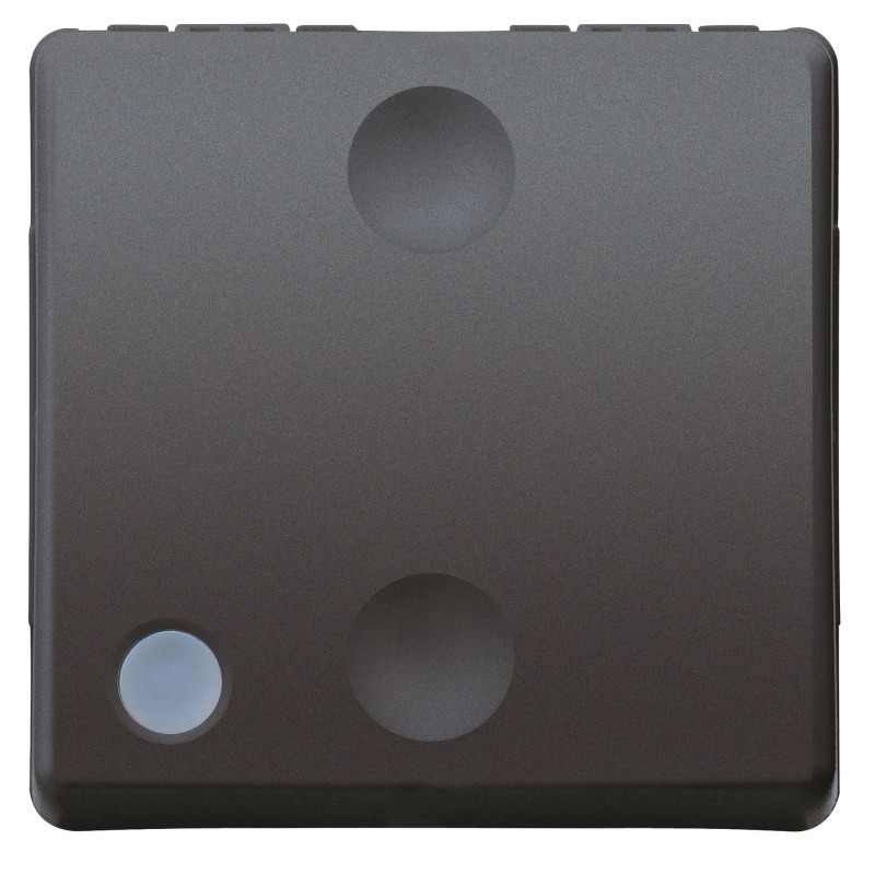 Intrerupator cap scara Gewiss System 1P 16Ax Ilum.2M Negru GW21589