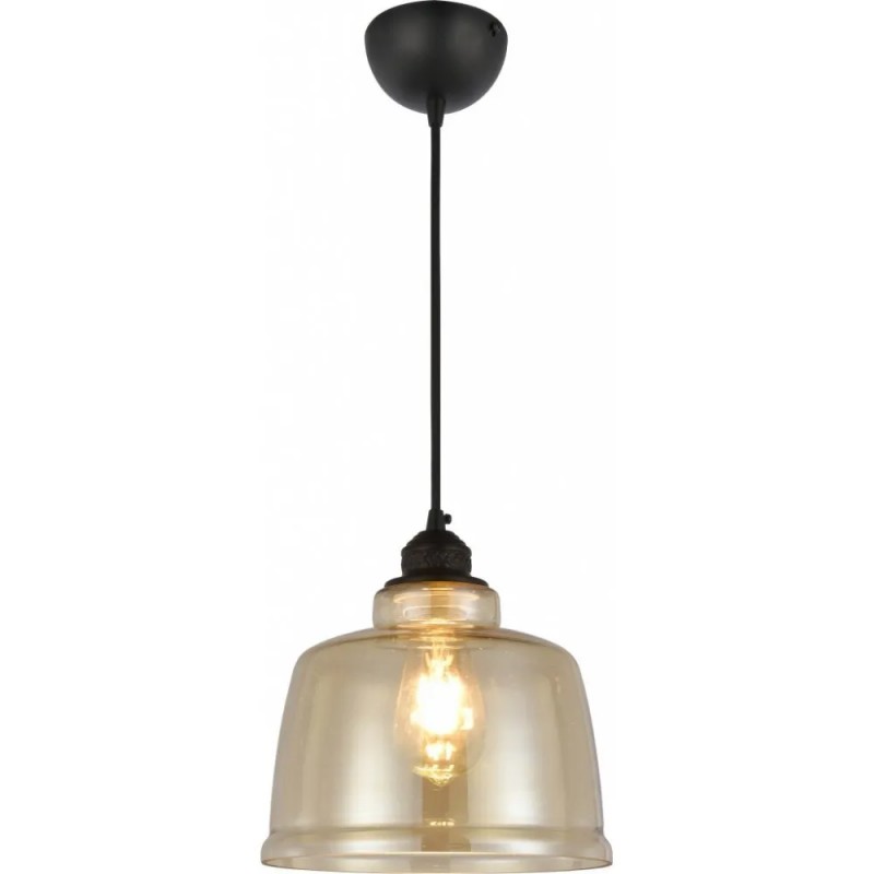 Pendul, Horoz, Sharp, Sticla, Amber, 1M, 1XE27, Max 60W, , 021-019-0001