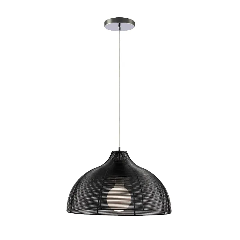 Pendul Elmark LIV 1xE27 KROM/NEGRU