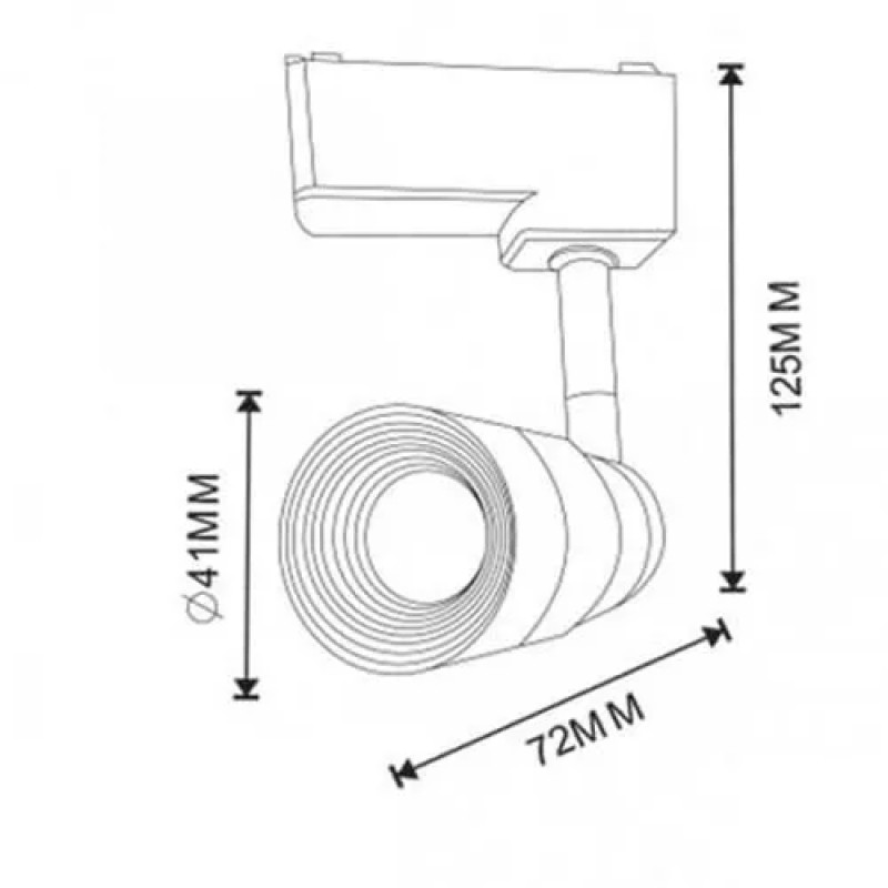 Spot Led Pe Sina, Horoz, Porto, 7W, Argintiu, 4200K, 100-240V, 018-013-0007