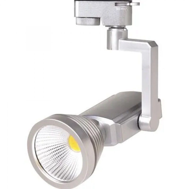 Spot Led Pe Sina, Horoz, Prag-12, 12W, Argintiu, 4200K, 100-240V, 018-003-0012