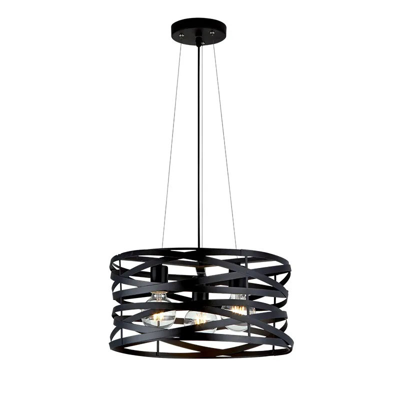 Lustra, Elmark, Helix, 3X E27, Negru, 955Helix3/Bk