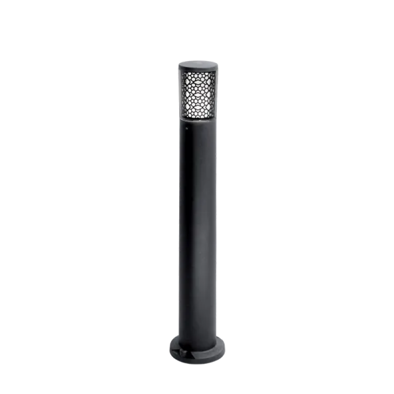 Stalp Gradina, LED CARLO DECO 3.5W 4000K IP55 800mm NEGRU, Elmark, 95CARLO800D/BL